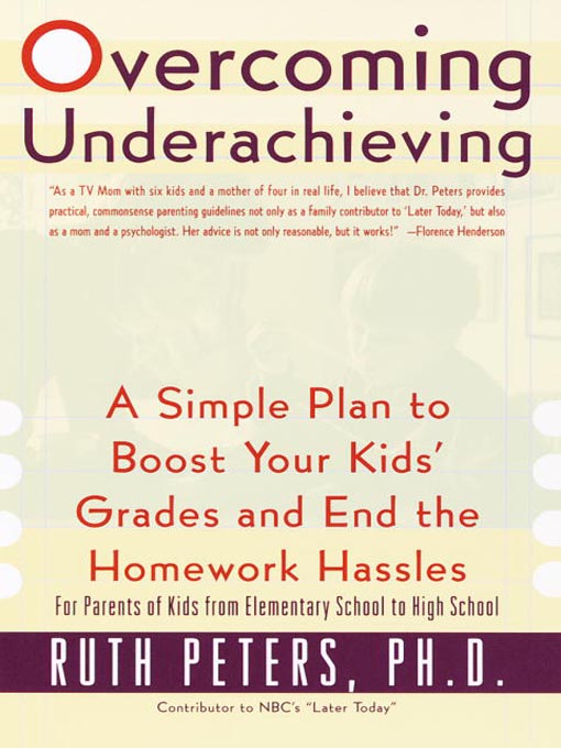 Title details for Overcoming Underachieving by Ruth Peters - Available